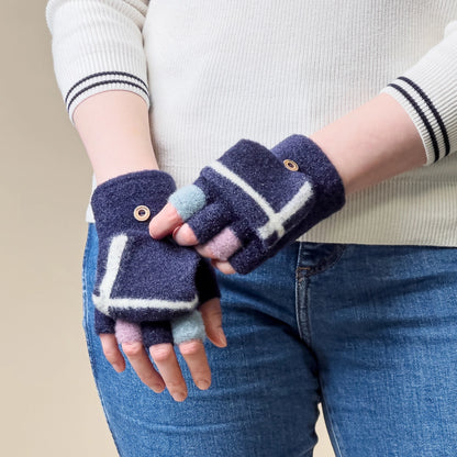 Women's/children's winter phone gloves - black_4