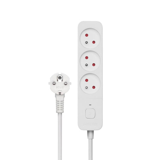 REGLETA DE 3 ENCHUFES 1.5M BLANCO SAVIO LZ-07_0