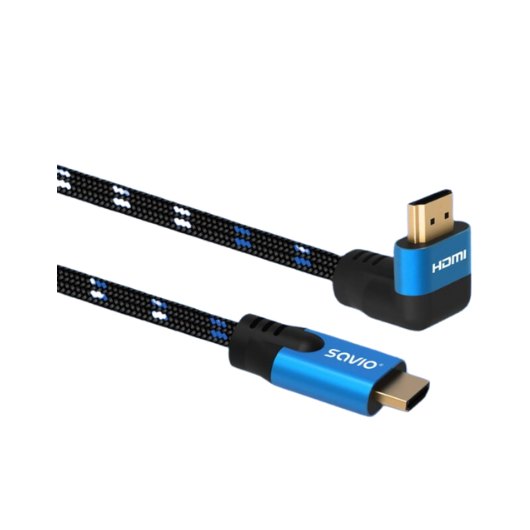 CABLE HDMI 2.1 (M) ANGULAR 8K SAVIO CL-147 1.8M_0