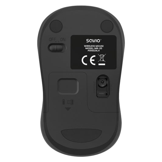 RATON OPTICO SAVIO MB-04 WIRELESS 1000 DPI_0