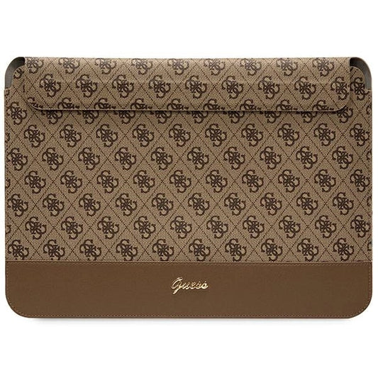 Guess 4G Stripe Metal Logo case for a 14" laptop - brown_0