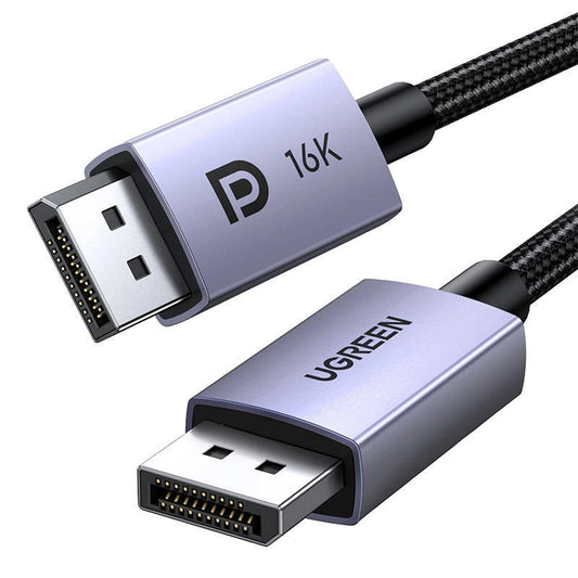 Ugreen DP118 DisplayPort 2.1 cable 2m - gray_0