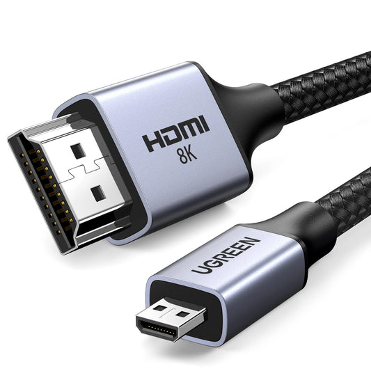 Ugreen HD164 15517 micro HDMI / HDMI 2.1 8K cable 2m - gray_0