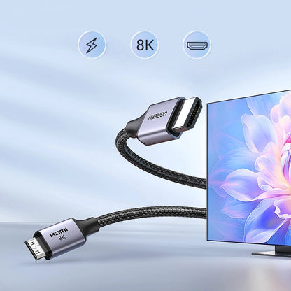 Ugreen HD163 15515 mini HDMI / HDMI 2.1 8K cable 2m - gray_3