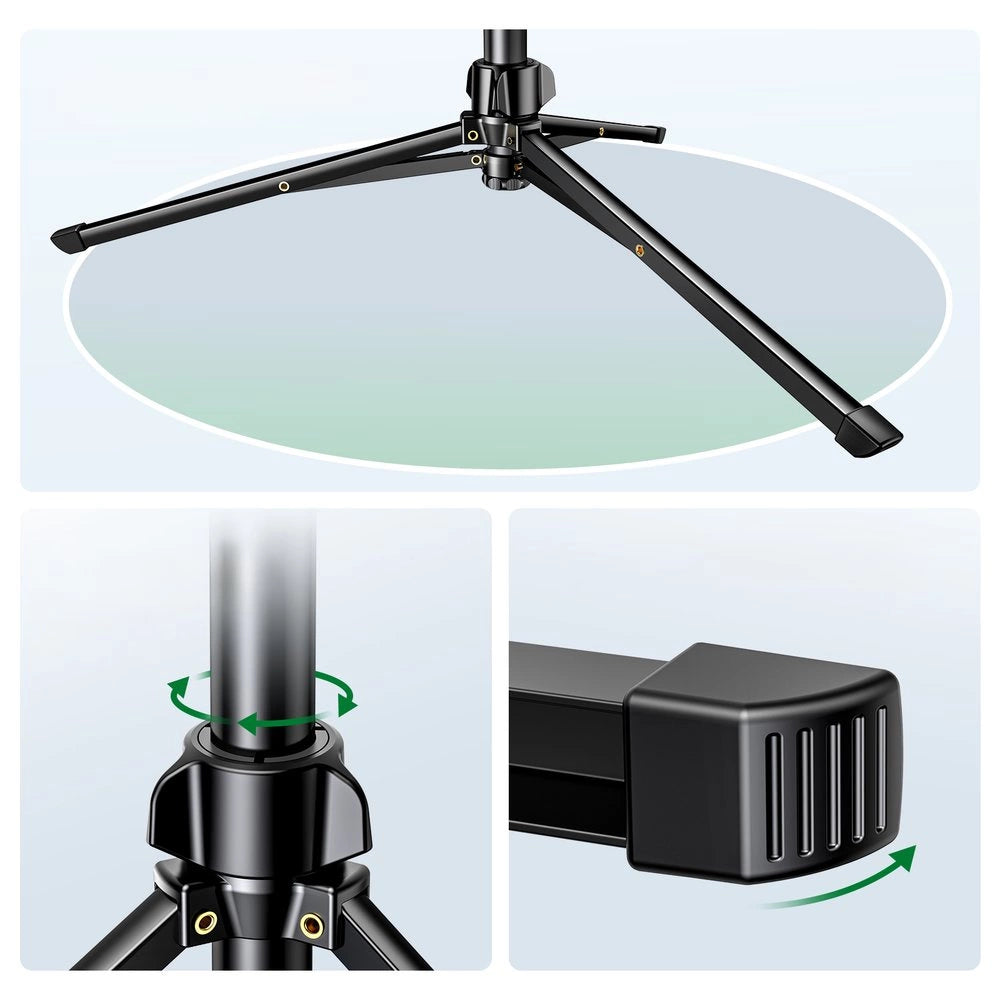 Ugreen LP680 selfie stick with stand and Bluetooth remote control 1.8m - black_9