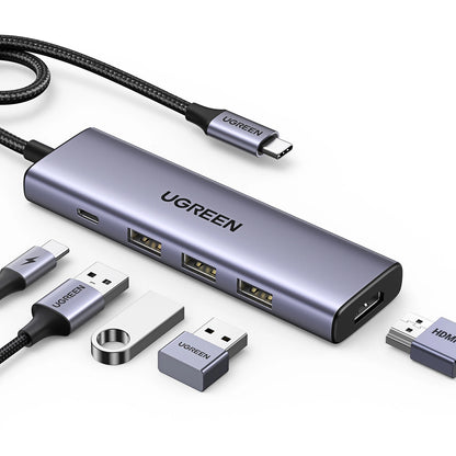 UGREEN Revodok 5-in-1 4K HDMI USB-C Hub mit 3x USB-A 3.0_1