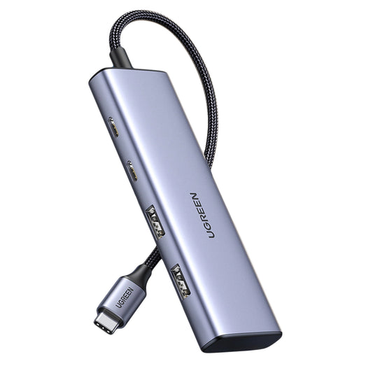 HUB USB-C - 2 x USB-A / 2 x USB-C 20 cm Ugreen CM473 - gray_0