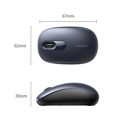 Ugreen MU105 2.4GHz USB wireless mouse - navy blue_10