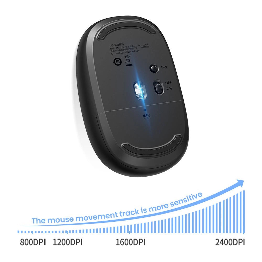 Ugreen MU105 2.4GHz USB wireless mouse - navy blue_9