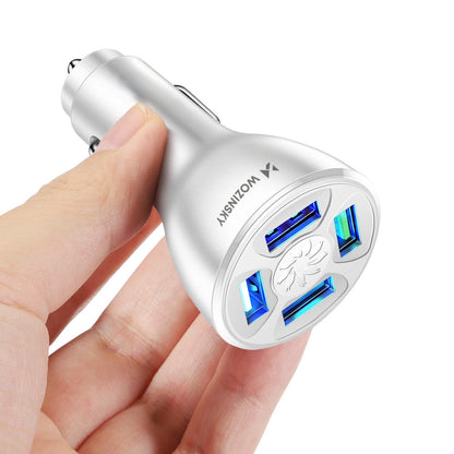 Wozinsky WCCAW 50W 4x USB-A QC car charger - white_1