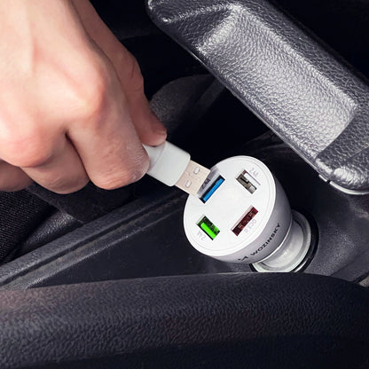 Wozinsky WCCAW 50W 4x USB-A QC car charger - white_6