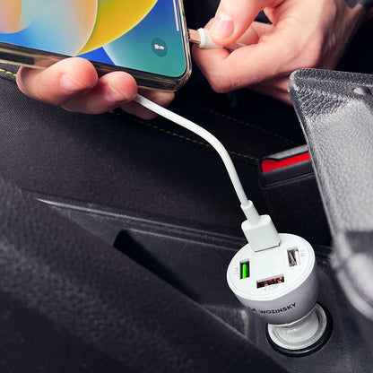 Wozinsky WCCAW 50W 4x USB-A QC car charger - white_7