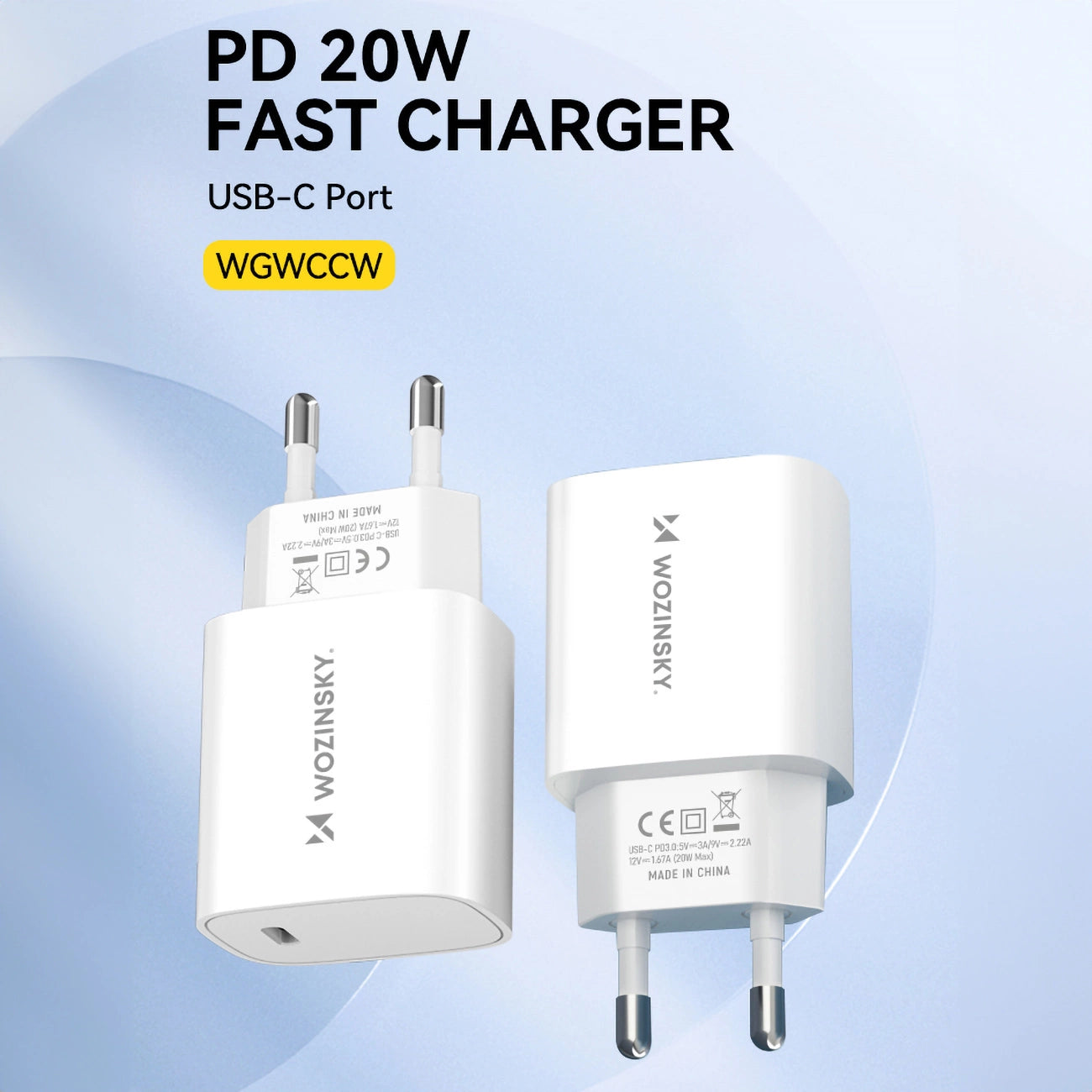 Wozinsky WGWCCW 20W USB-C wall charger - white_5