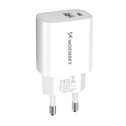 Wozinsky WGWCW USB-A USB-C 20W wall charger - white_1