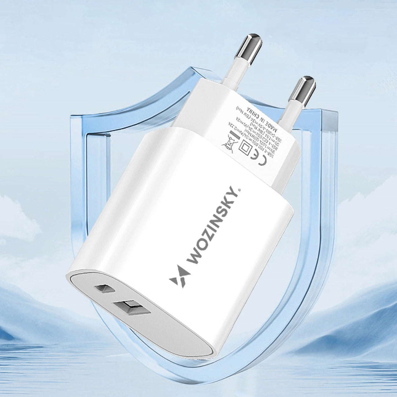 Wozinsky WGWCW USB-A USB-C 20W wall charger - white_12
