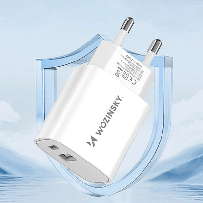 Wozinsky WGWCW USB-A USB-C 20W wall charger - white_12
