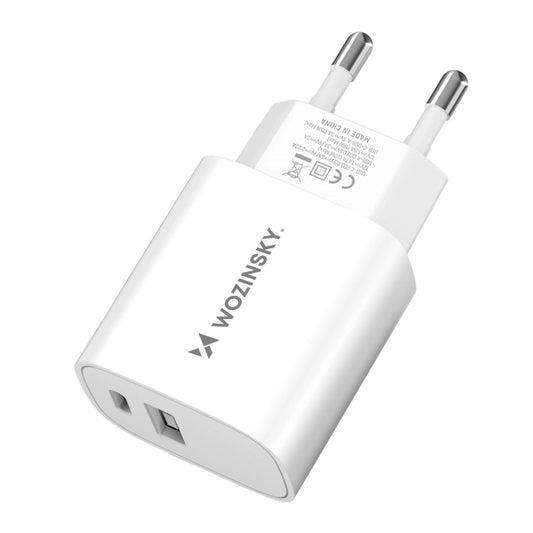Wozinsky WGWCW USB-A USB-C 20W wall charger - white_0