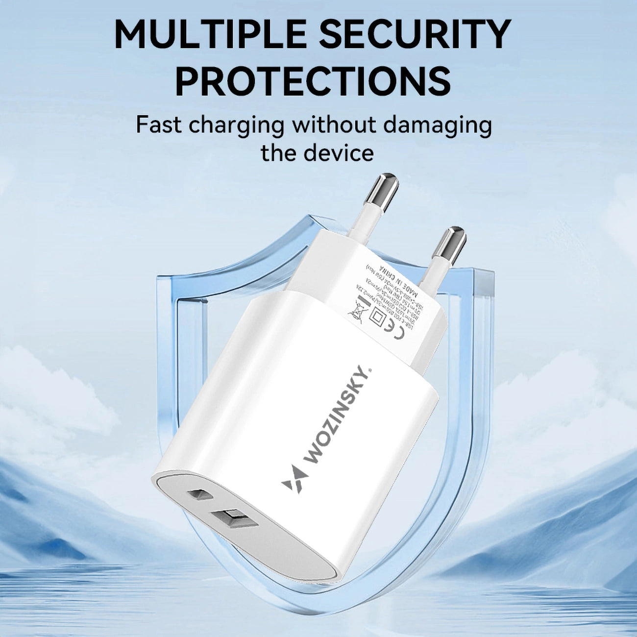 Wozinsky WGWCW USB-A USB-C 20W wall charger - white_6
