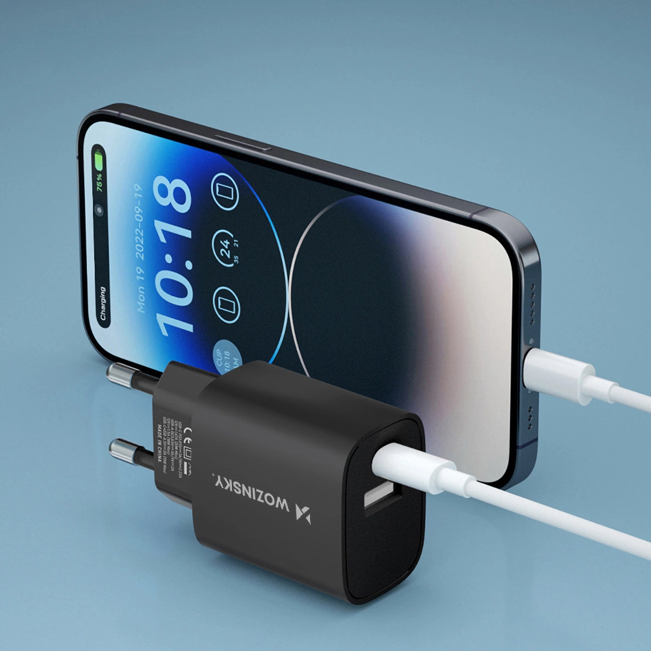 Wozinsky WGWCB USB-A USB-C 20W wall charger - black_16