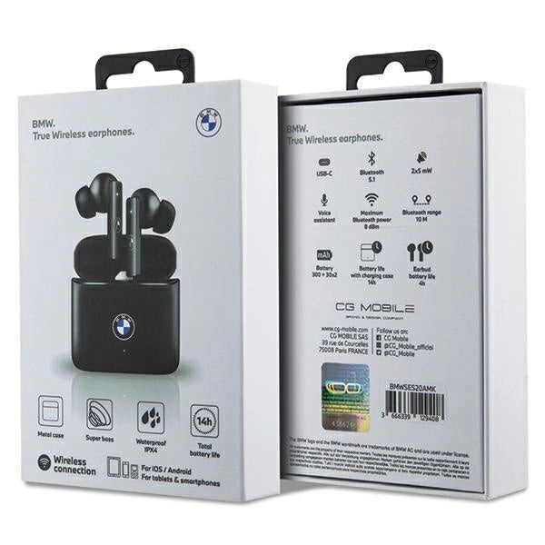 BMW Bluetooth headphones BMWSES20AMK TWS + docking station black/black Signature_4
