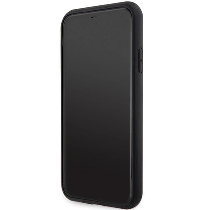 Guess GUHMN61HGCFSEK iPhone 11 / Xr 6.1" black/black hardcase GCube Stripes MagSafe_4