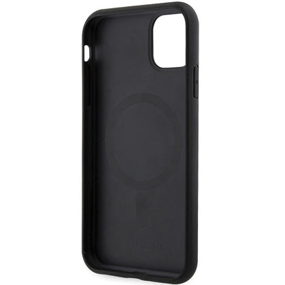 Guess GUHMN61HGCFSEK iPhone 11 / Xr 6.1" black/black hardcase GCube Stripes MagSafe_6