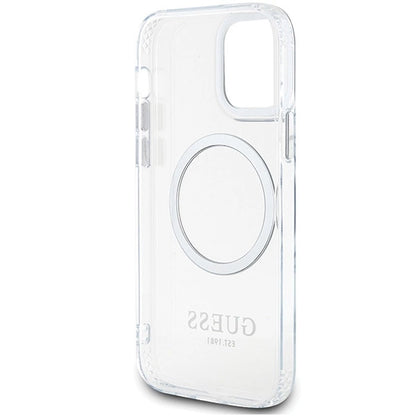Guess Metal Outline Magsafe case for iPhone 12 / iPhone 12 Pro - silver_6