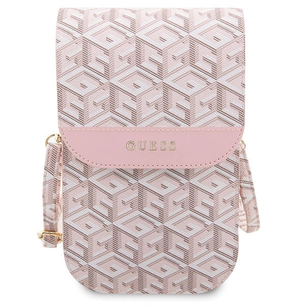 Guess Handbag GUWBHGCFSEP pink/pink GCube Stripe_1