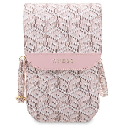 Guess Handbag GUWBHGCFSEP pink/pink GCube Stripe_1