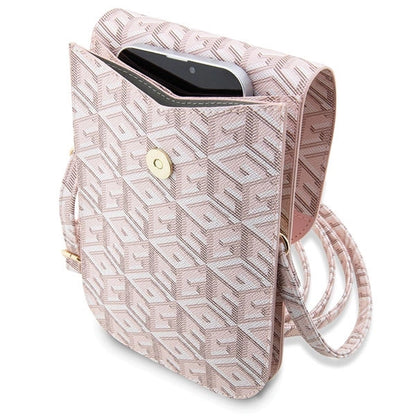 Guess Handbag GUWBHGCFSEP pink/pink GCube Stripe_3