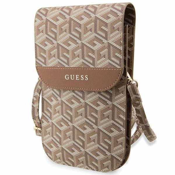 Guess Handbag GUWBHGCFSEW brown/brown GCube Stripe_0