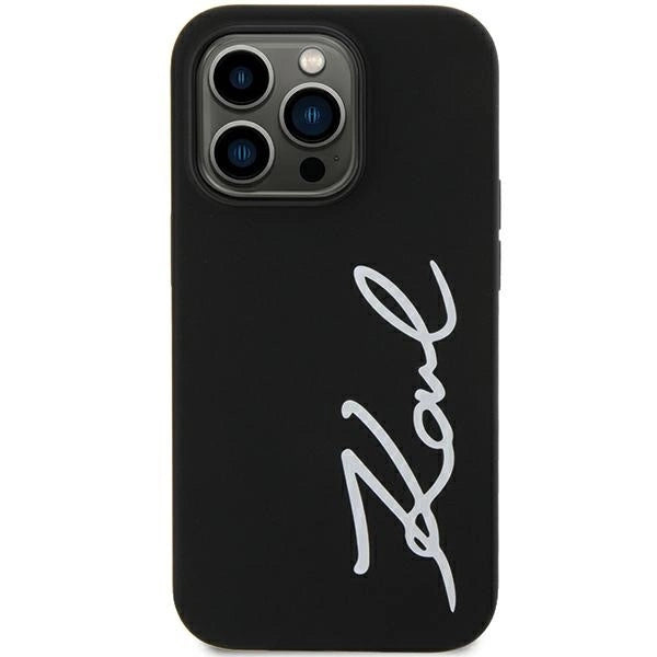 Karl Lagerfeld KLHCN61SKSVGK iPhone 11 / Xr 6.1" black/black hardcase Silicone Signature_2
