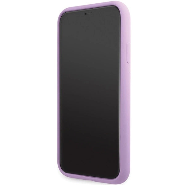 Karl Lagerfeld KLHCN61SKSVGU iPhone 11 / Xr 6.1" purple/purple hardcase Silicone Signature_4