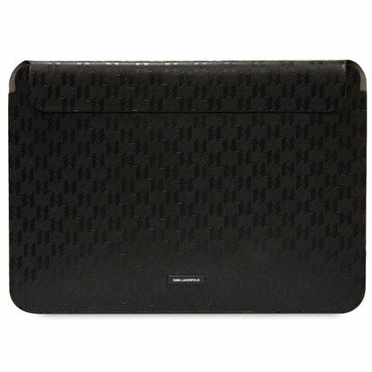 Karl Lagerfeld Saffiano Plaque case for a 14" laptop - black_0