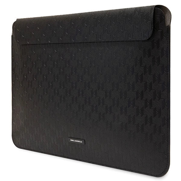 Karl Lagerfeld Saffiano Plaque case for a 14" laptop - black_1