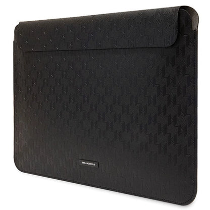 Karl Lagerfeld Saffiano Plaque case for a 14" laptop - black_1
