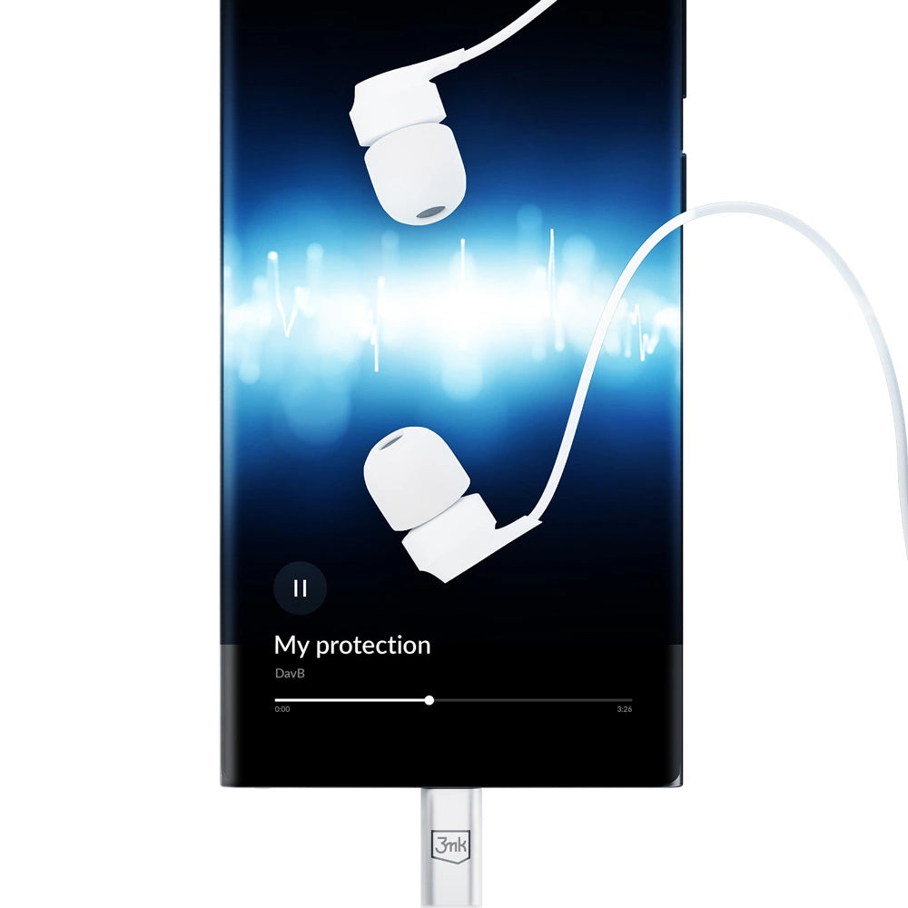 USB-C 3mk Wired Headphones - white_1