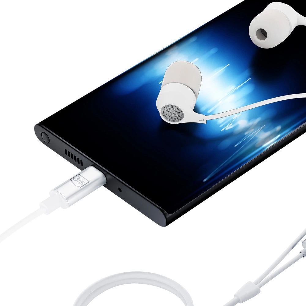 USB-C 3mk Wired Headphones - white_3