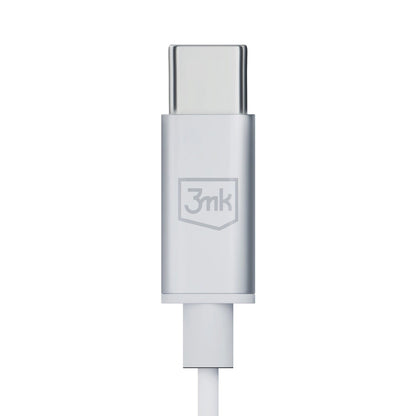 USB-C 3mk Wired Headphones - white_4