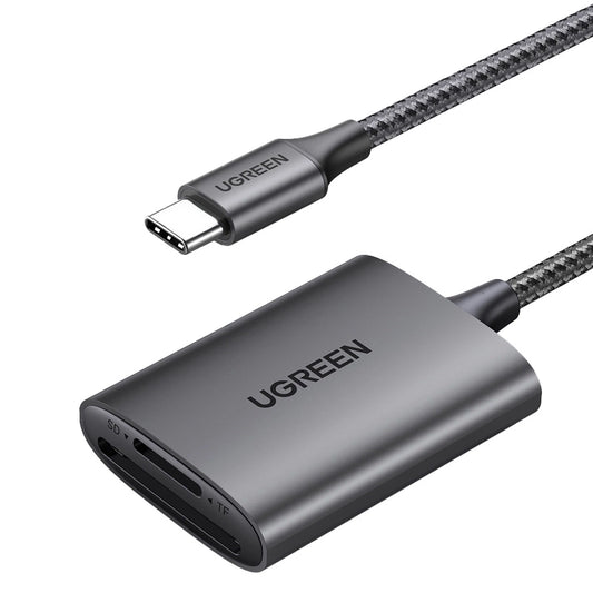 Ugreen CM401 USB C 5Gb/s SD/TF card reader - gray_0