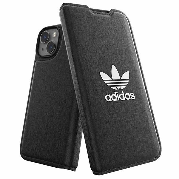 Adidas OR Booklet Case BASIC iPhone 14 6.1" black/black white 50181_0