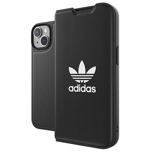 Adidas OR Booklet Case BASIC iPhone 14 6.1" black/black white 50181_7