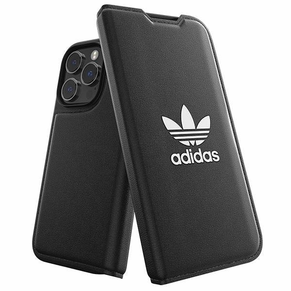Adidas OR Booklet Case BASIC iPhone 14 Pro 6.1" black/black white 50182_0