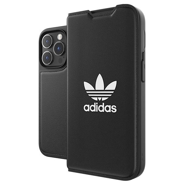 Adidas OR Booklet Case BASIC iPhone 14 Pro 6.1" black/black white 50182_7