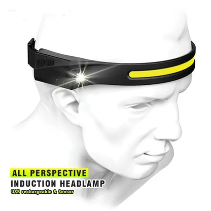 LED headlamp with IPX4 motion sensor USB-C 1200 mAh - black_17