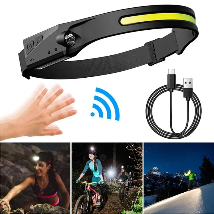 LED headlamp with IPX4 motion sensor USB-C 1200 mAh - black_13