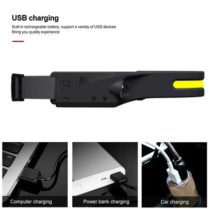 LED headlamp with IPX4 motion sensor USB-C 1200 mAh - black_15