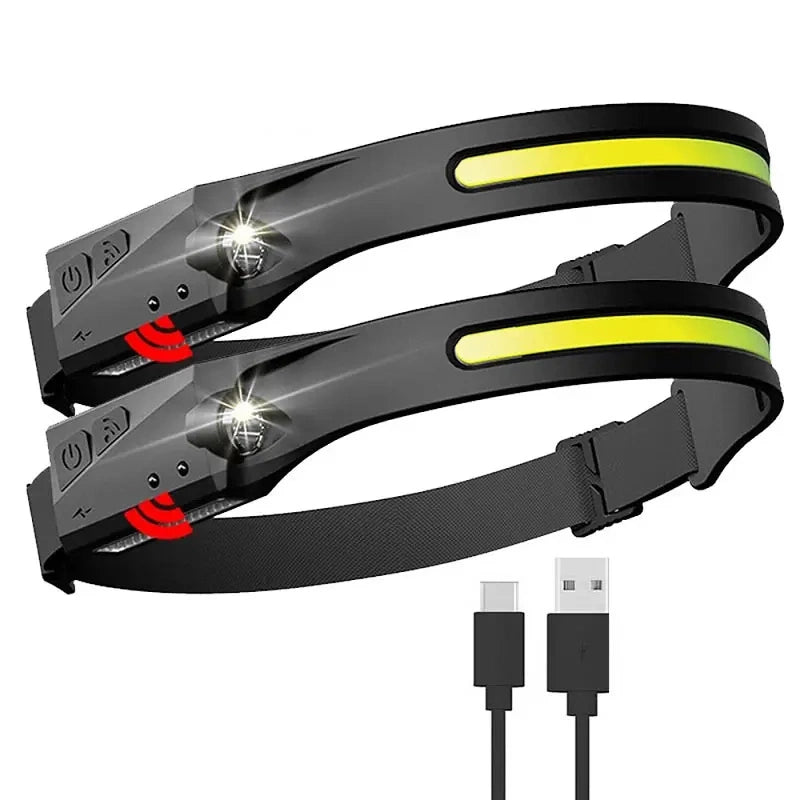 LED headlamp with IPX4 motion sensor USB-C 1200 mAh - black_10