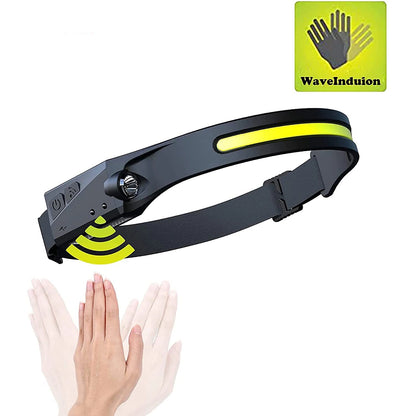 LED headlamp with IPX4 motion sensor USB-C 1200 mAh - black_2