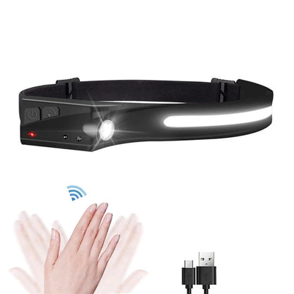 LED headlamp with IPX4 motion sensor USB-C 1200 mAh - black_5